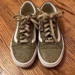 *LIMITED EDITION* Gold VANS - Size 6.5